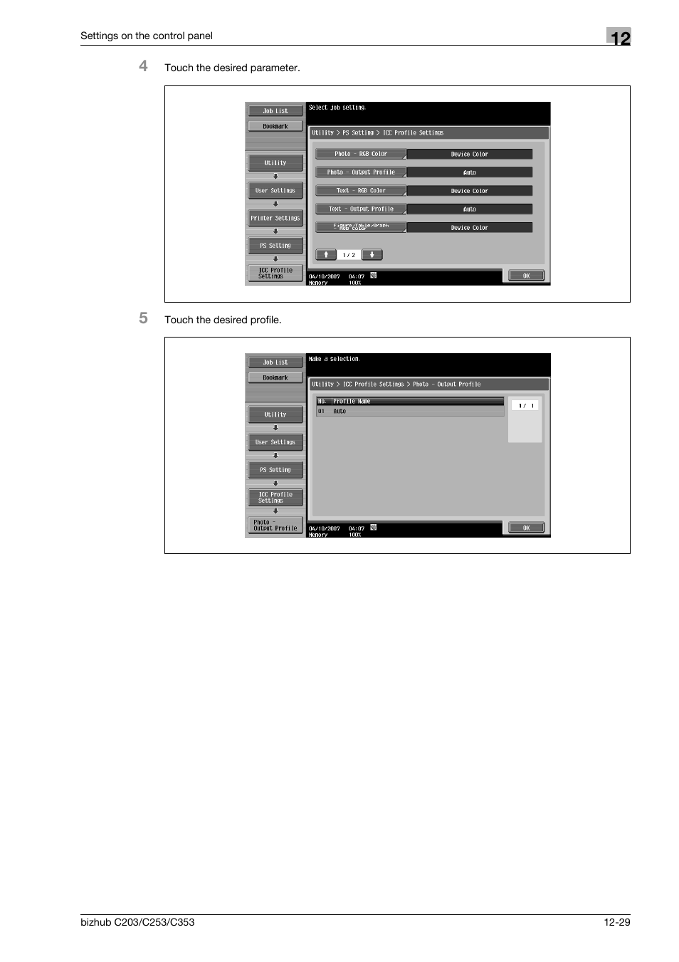 Konica Minolta BIZHUB C203 User Manual | Page 211 / 278