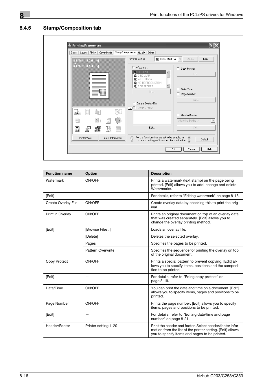 5 stamp/composition tab, Stamp/composition tab -16 | Konica Minolta BIZHUB C203 User Manual | Page 98 / 278