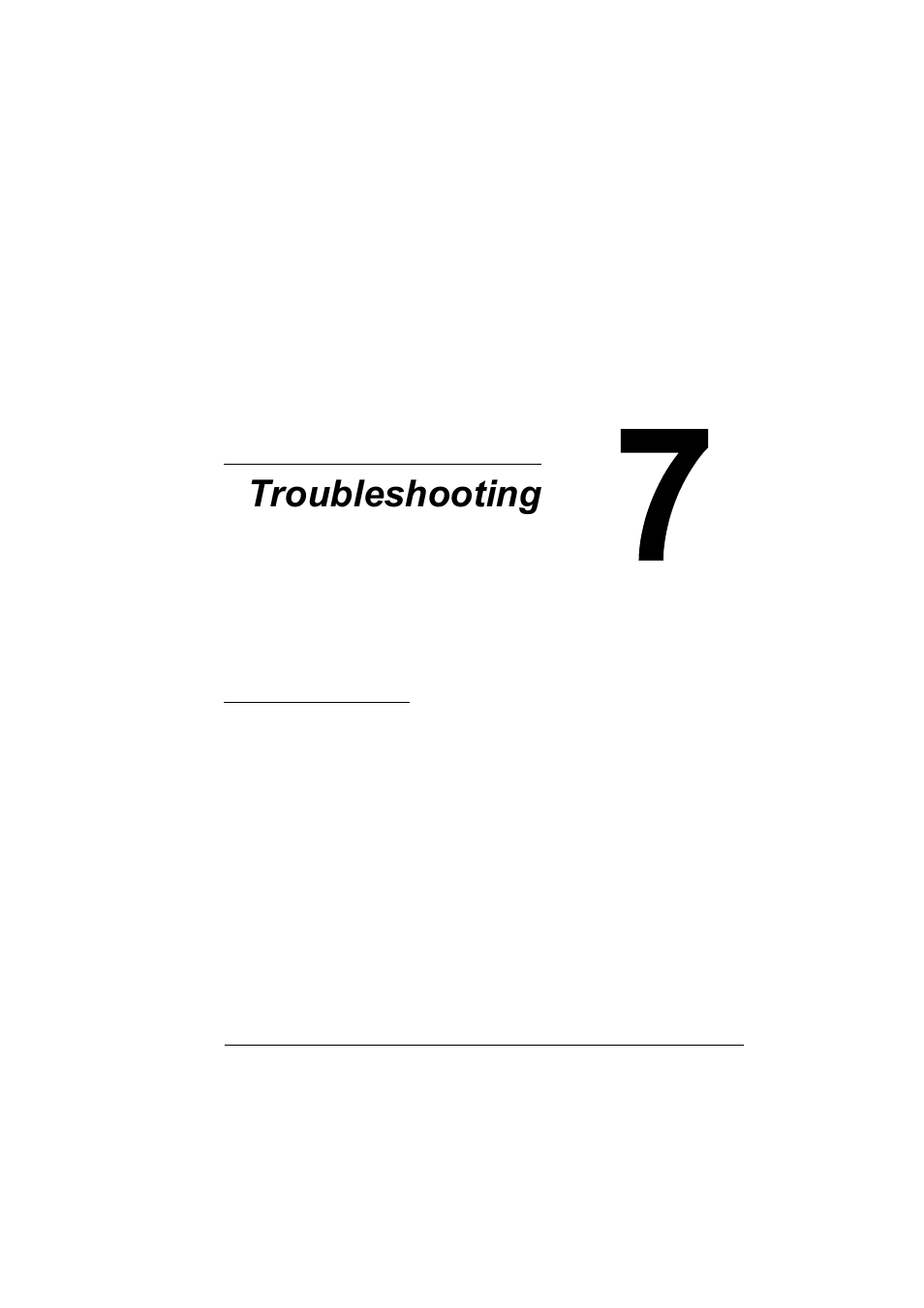 Troubleshooting, 7 troubleshooting | Konica Minolta 4139-7733-01A User Manual | Page 65 / 96