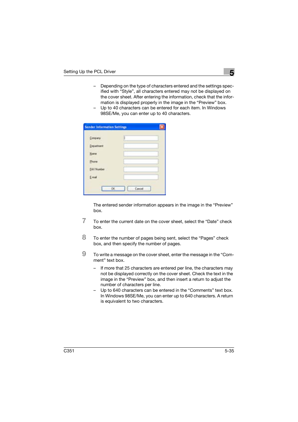 Konica Minolta BIZHUP C351 User Manual | Page 136 / 318