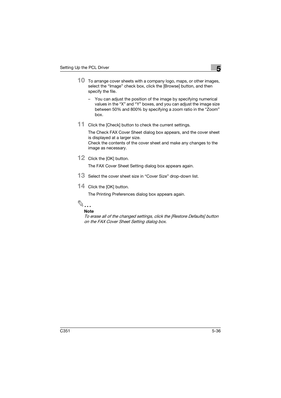 Konica Minolta BIZHUP C351 User Manual | Page 137 / 318