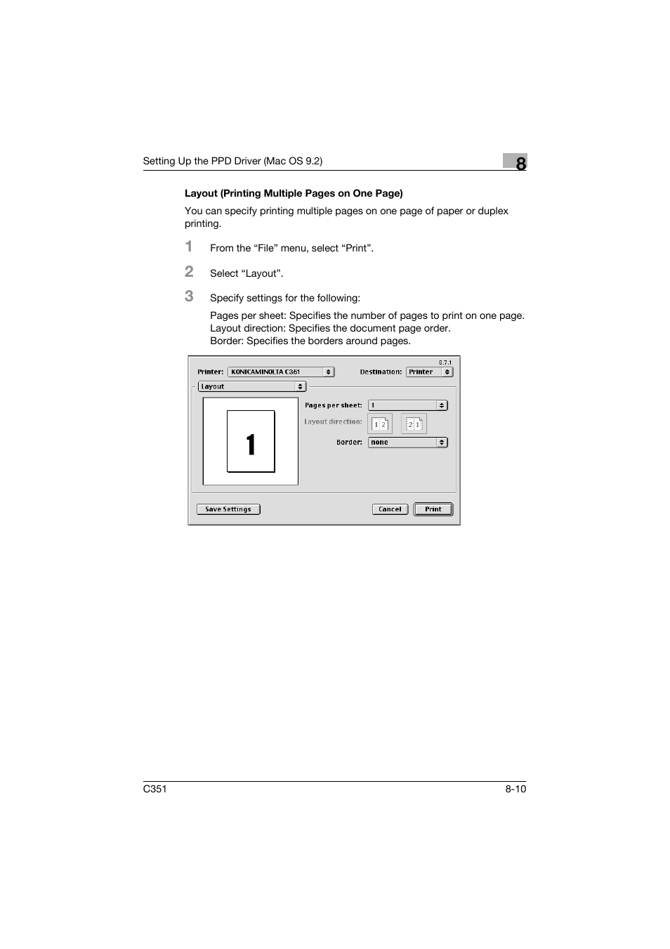 Konica Minolta BIZHUP C351 User Manual | Page 191 / 318