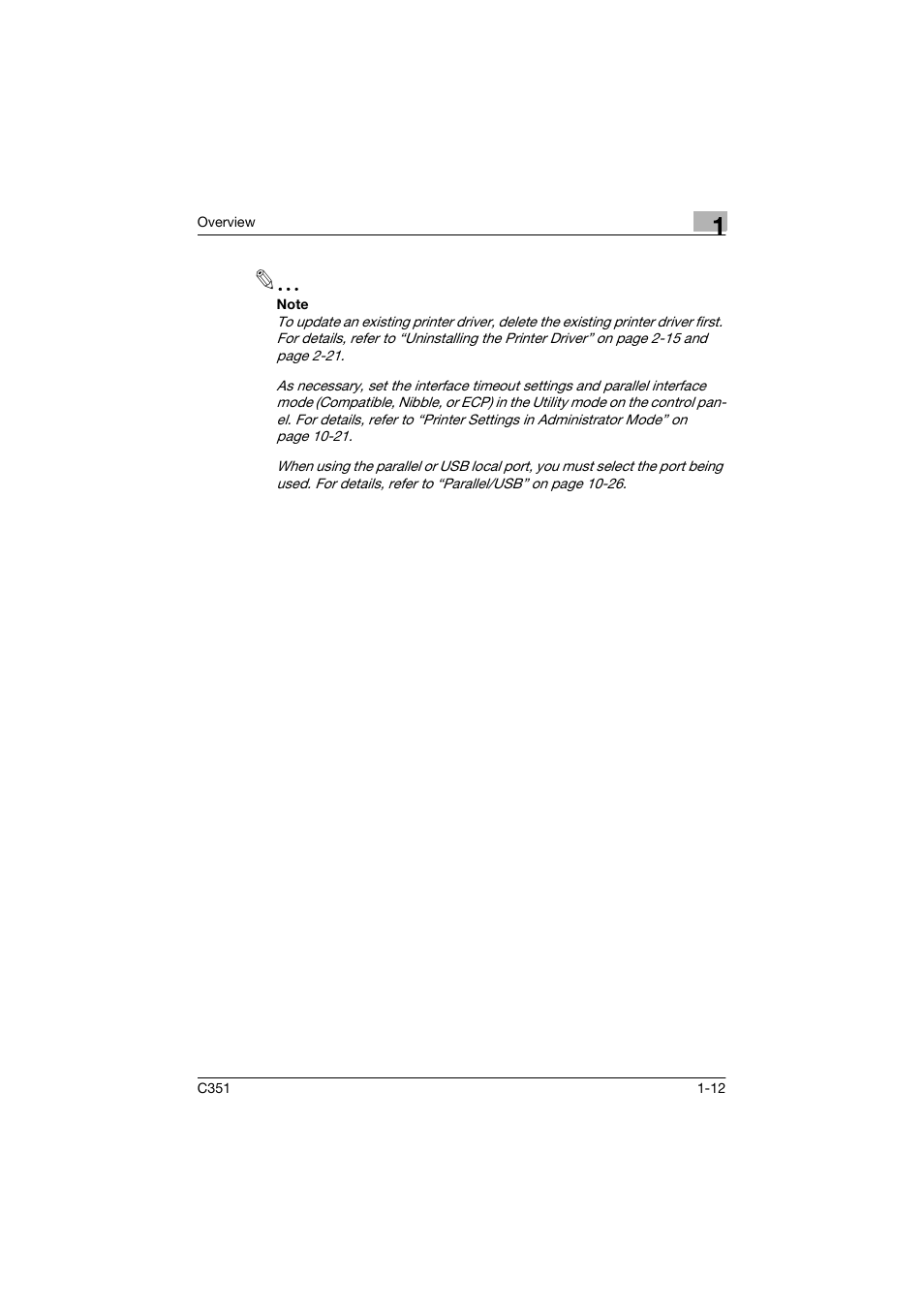 Konica Minolta BIZHUP C351 User Manual | Page 31 / 318