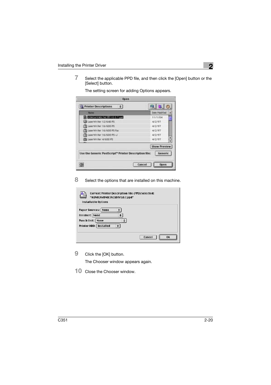 Konica Minolta BIZHUP C351 User Manual | Page 51 / 318