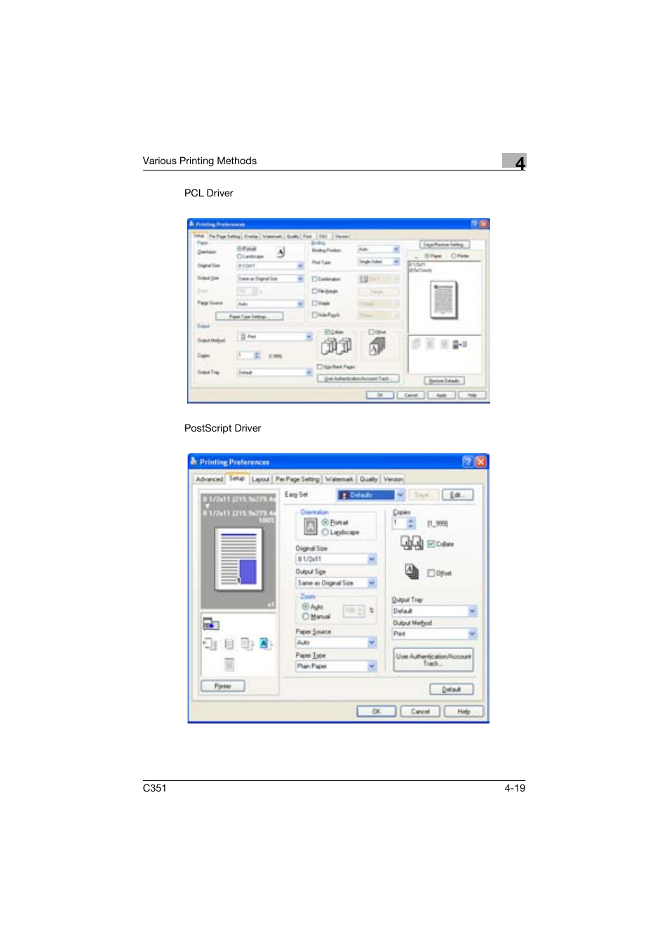 Konica Minolta BIZHUP C351 User Manual | Page 98 / 318