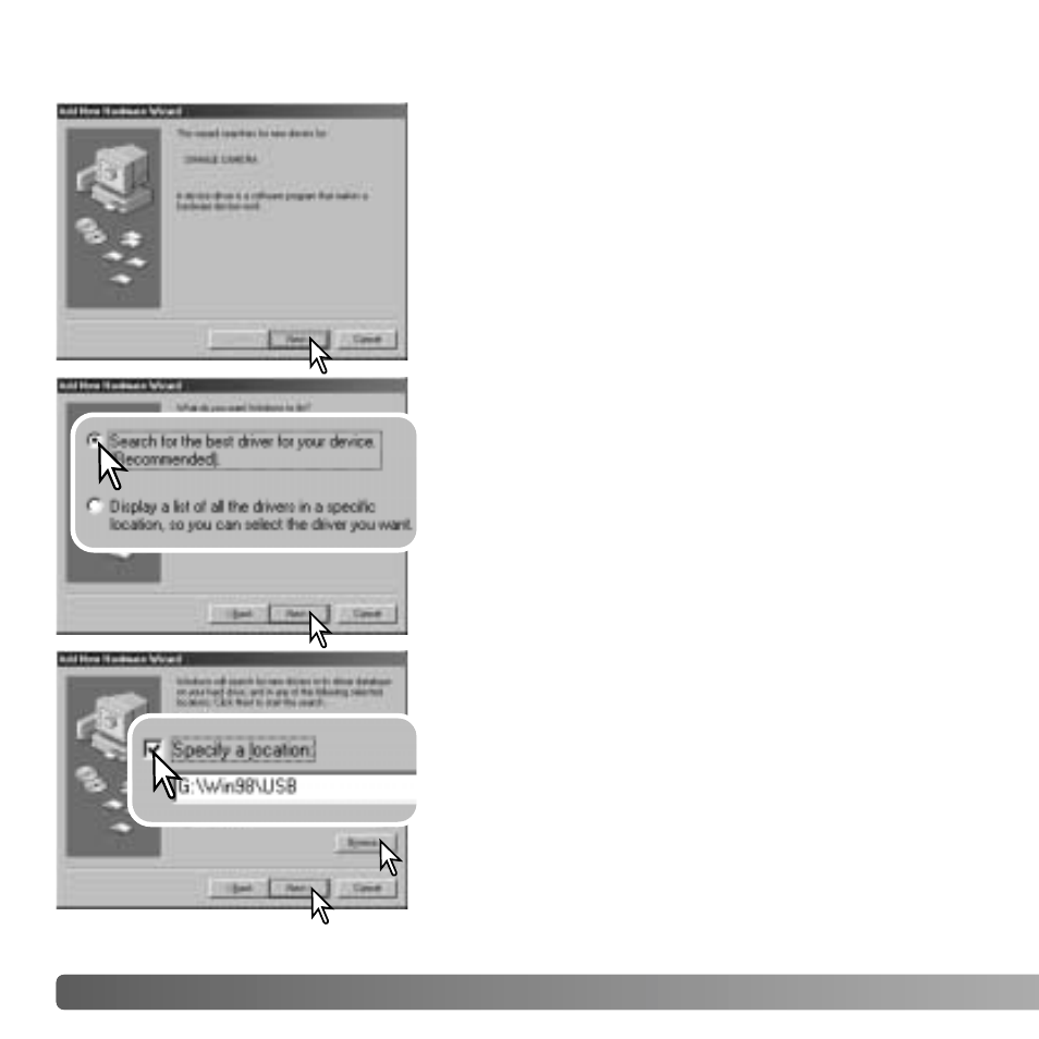 Manual installation | Konica Minolta DiMAGE Z6 User Manual | Page 104 / 132