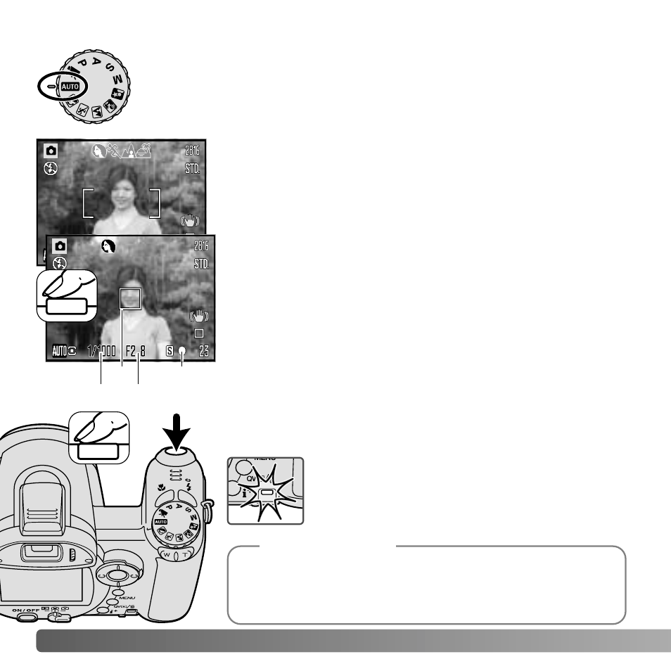 Basic recording operation | Konica Minolta DiMAGE Z6 User Manual | Page 22 / 132