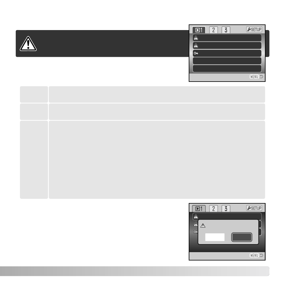 Delete | Konica Minolta DiMAGE Z6 User Manual | Page 75 / 132