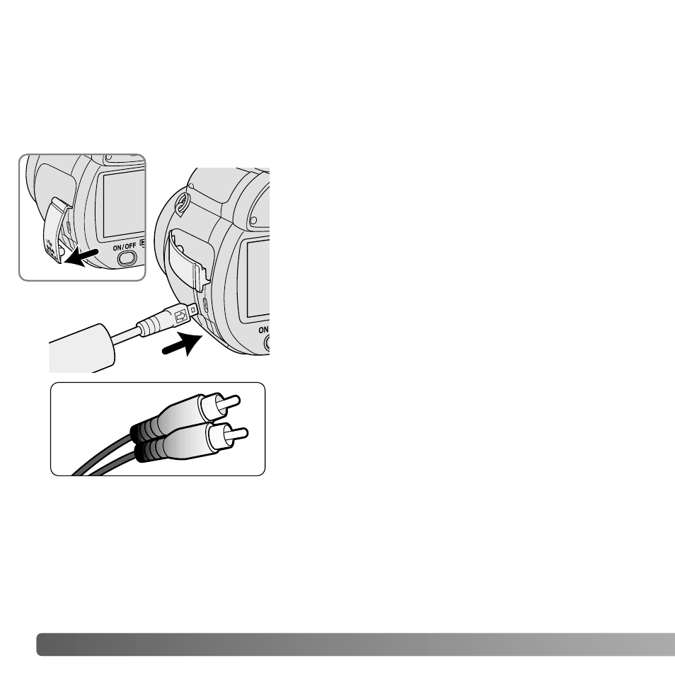 Viewing images on a television | Konica Minolta DiMAGE Z6 User Manual | Page 86 / 132