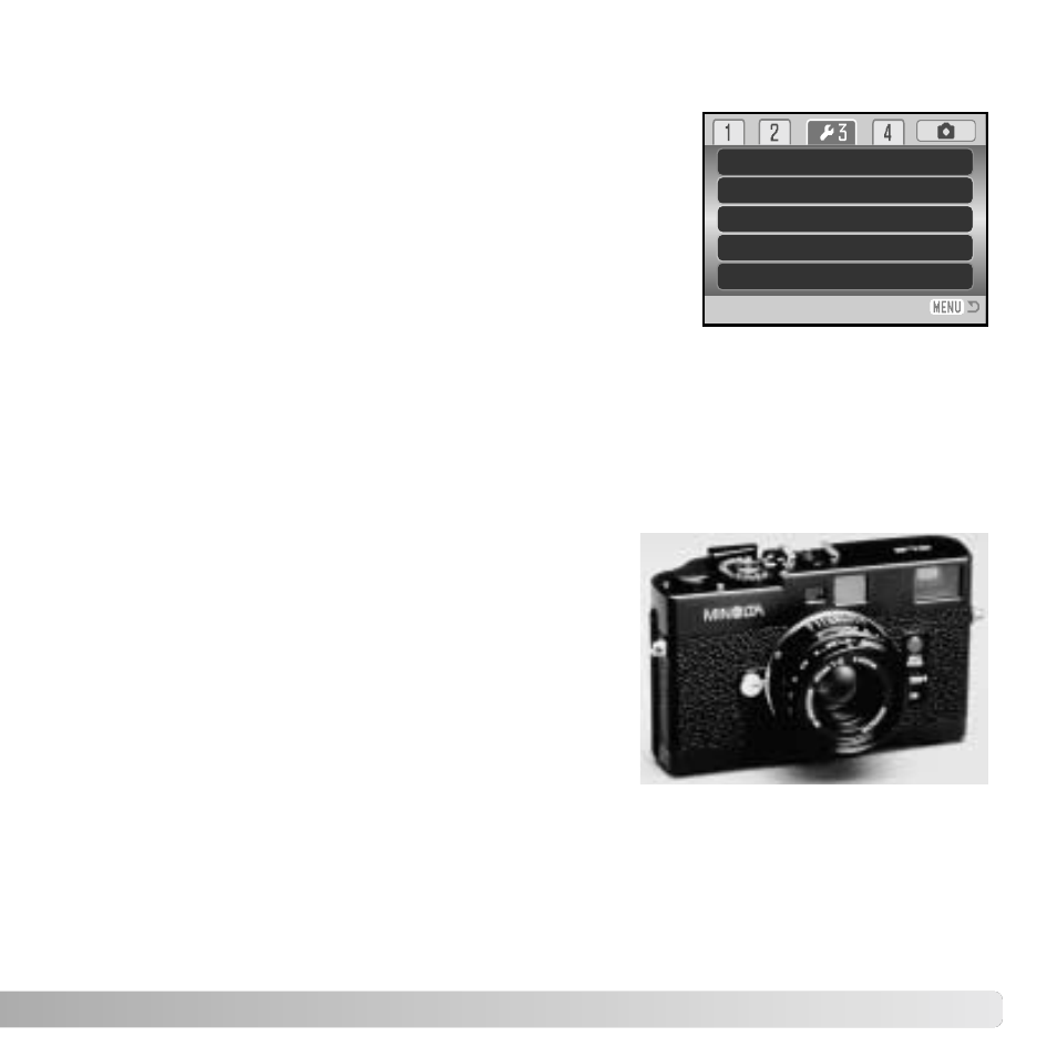 Audio signals, Focus signal, Shutter fx | Volume | Konica Minolta DiMAGE Z6 User Manual | Page 97 / 132