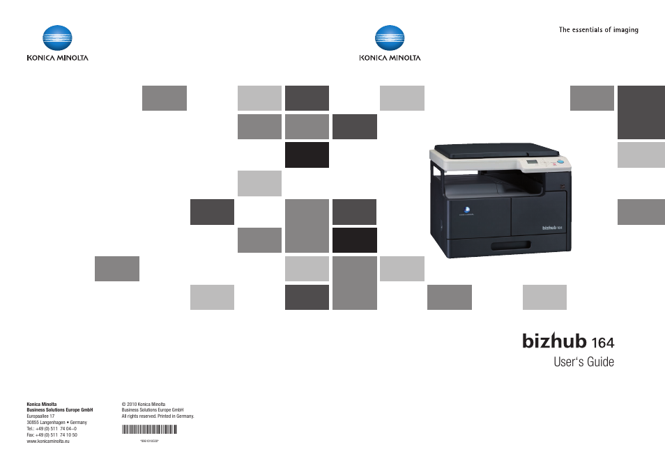 Konica Minolta BIZHUB 164 User Manual | 138 pages