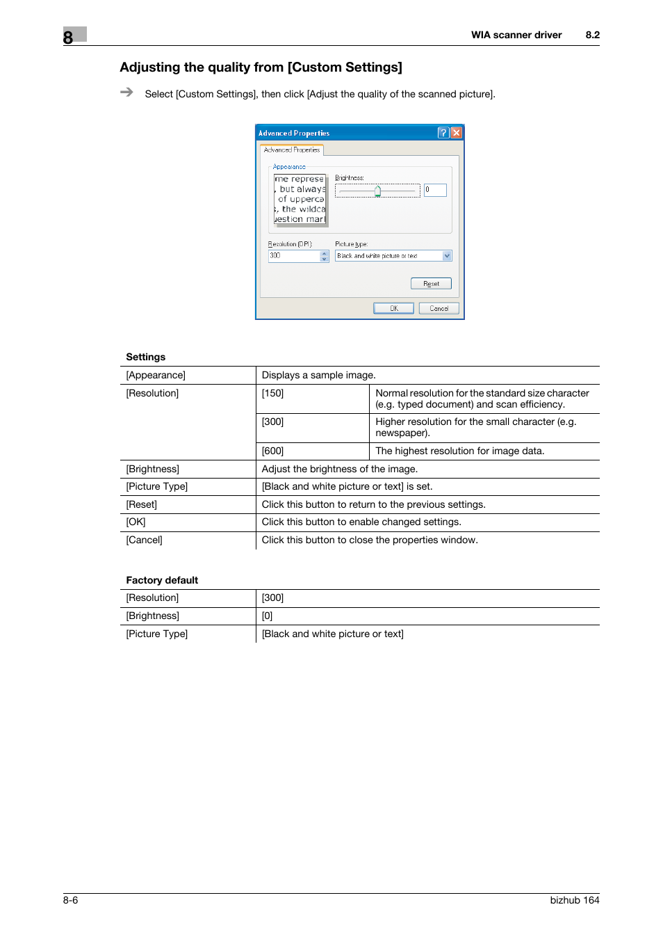 Adjusting the quality from [custom settings, Adjusting the quality from [custom settings] -6 | Konica Minolta BIZHUB 164 User Manual | Page 88 / 138