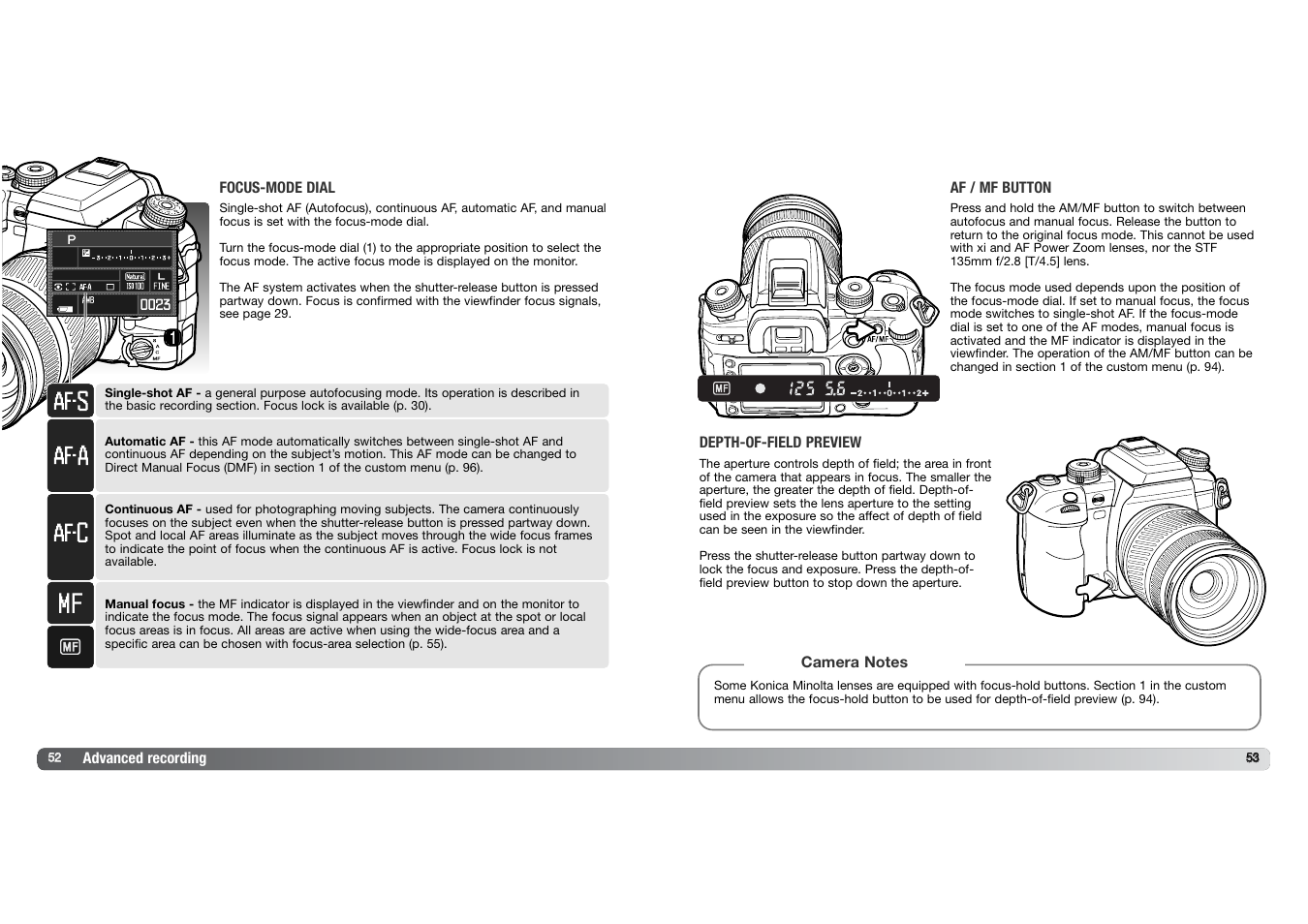 Konica Minolta DYNAX 7D User Manual | Page 27 / 74