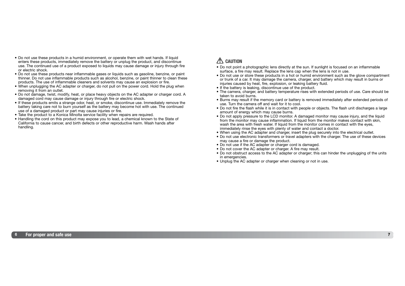 Konica Minolta DYNAX 7D User Manual | Page 4 / 74