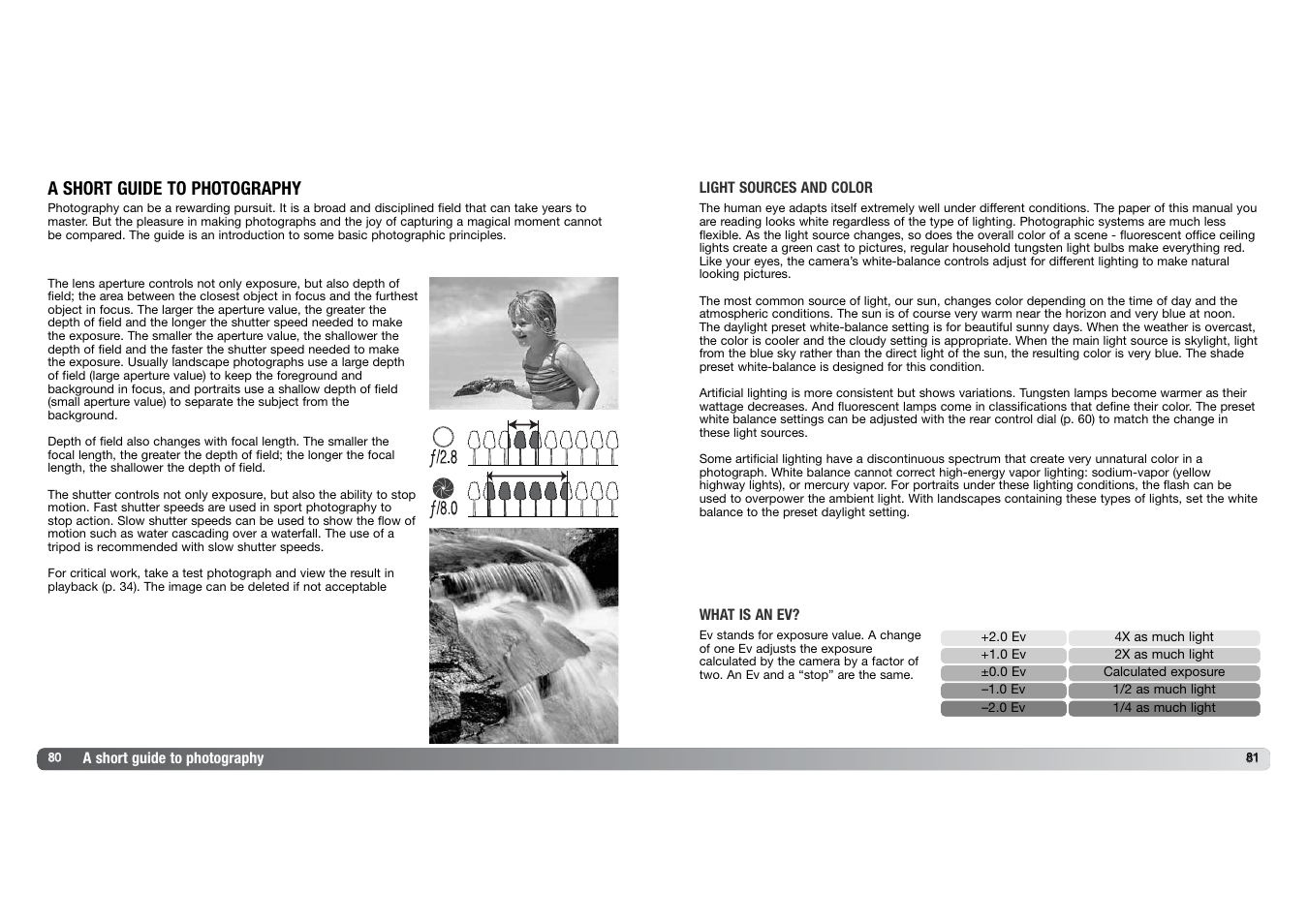 A short guide to photography | Konica Minolta DYNAX 7D User Manual | Page 41 / 74