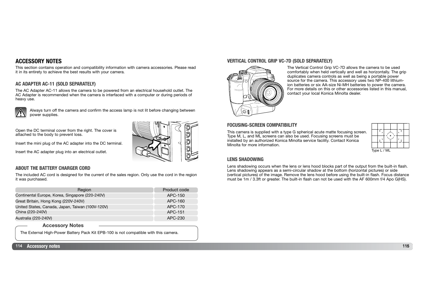 Konica Minolta DYNAX 7D User Manual | Page 58 / 74