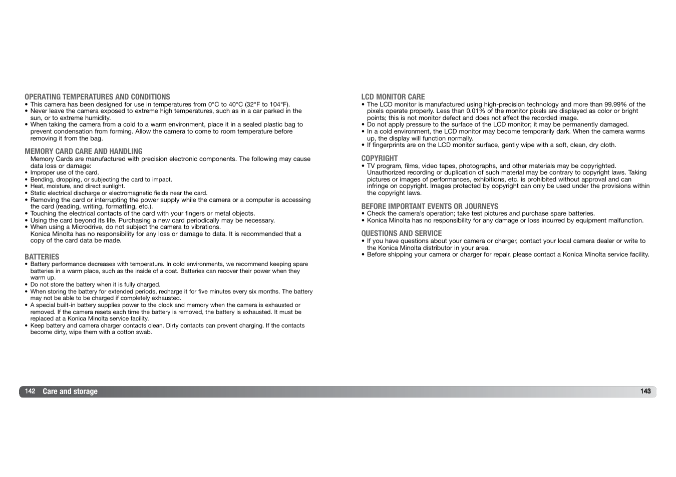 Konica Minolta DYNAX 7D User Manual | Page 72 / 74