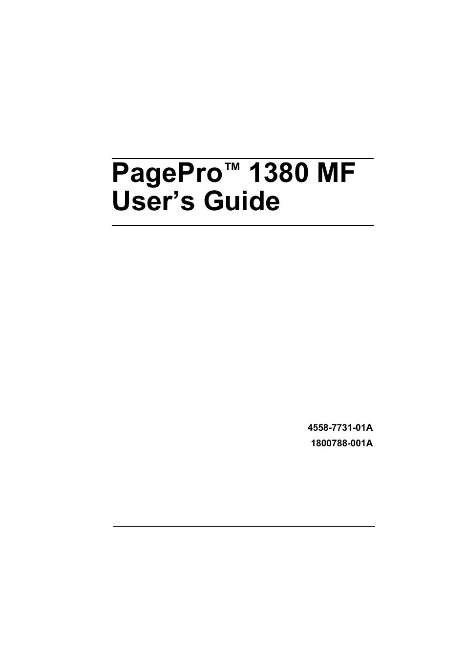 Konica Minolta PagePro 1380 MF User Manual | 104 pages