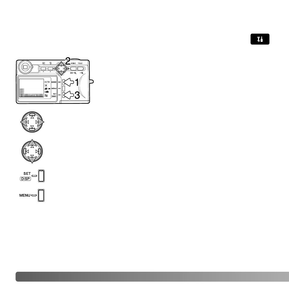 Setup menu, Navigating the setup menu | Konica Minolta DiMAGE G530 User Manual | Page 62 / 104