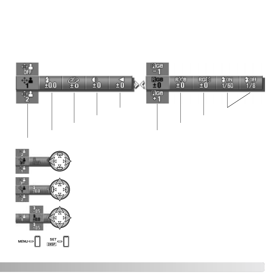 Custom setup | Konica Minolta DiMAGE G530 User Manual | Page 69 / 104