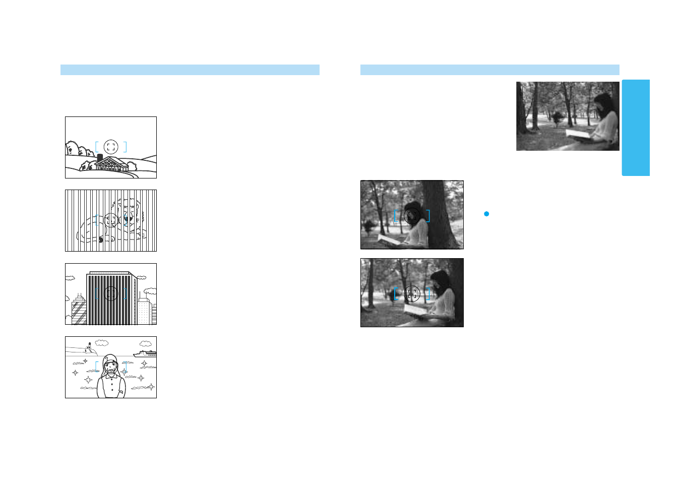 Special focus situations, Focus hold | Konica Minolta 9 User Manual | Page 12 / 59