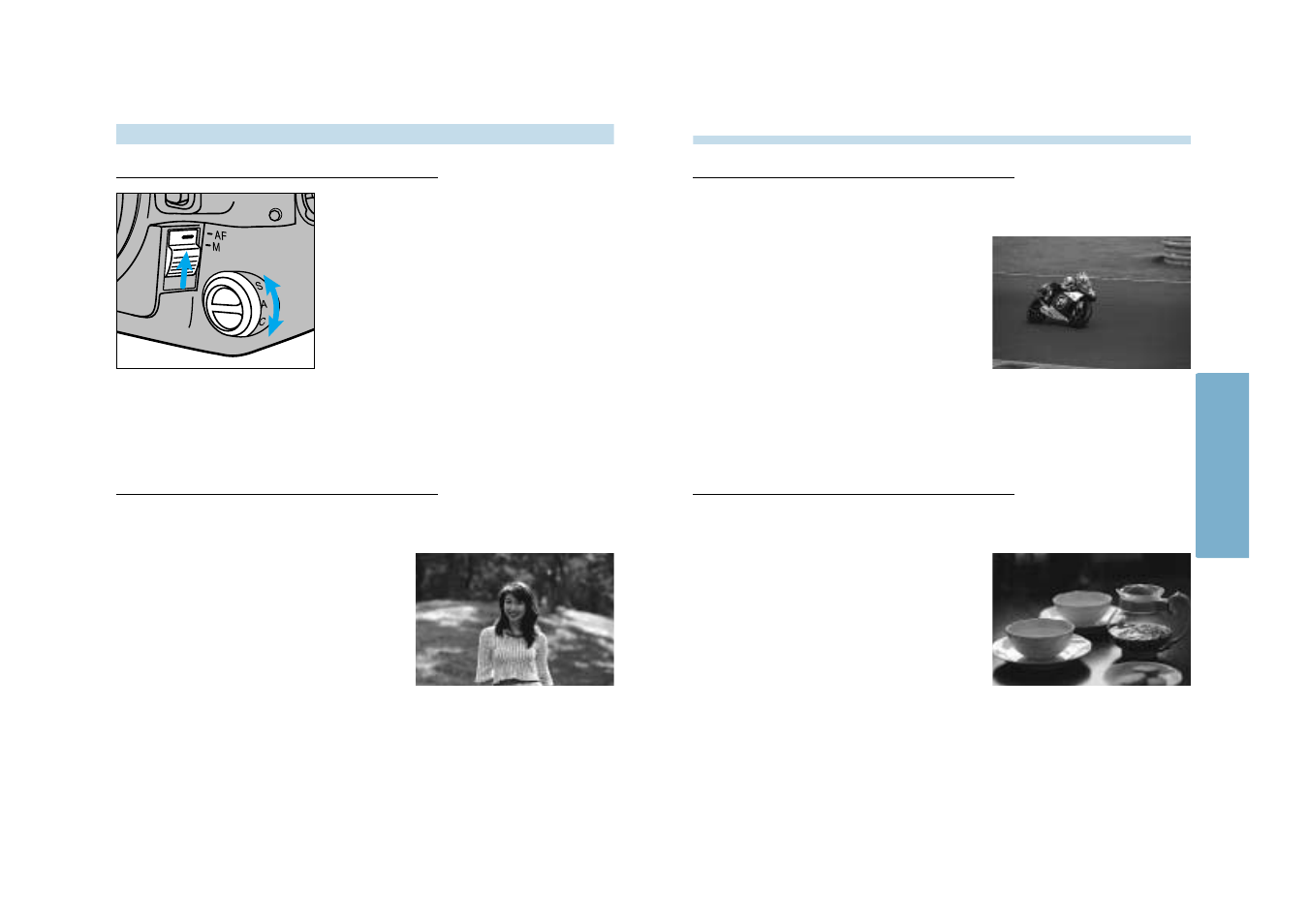 Focus — autofocus modes | Konica Minolta 9 User Manual | Page 16 / 59