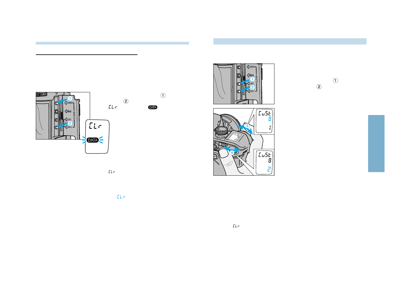 Custom functions | Konica Minolta 9 User Manual | Page 47 / 59