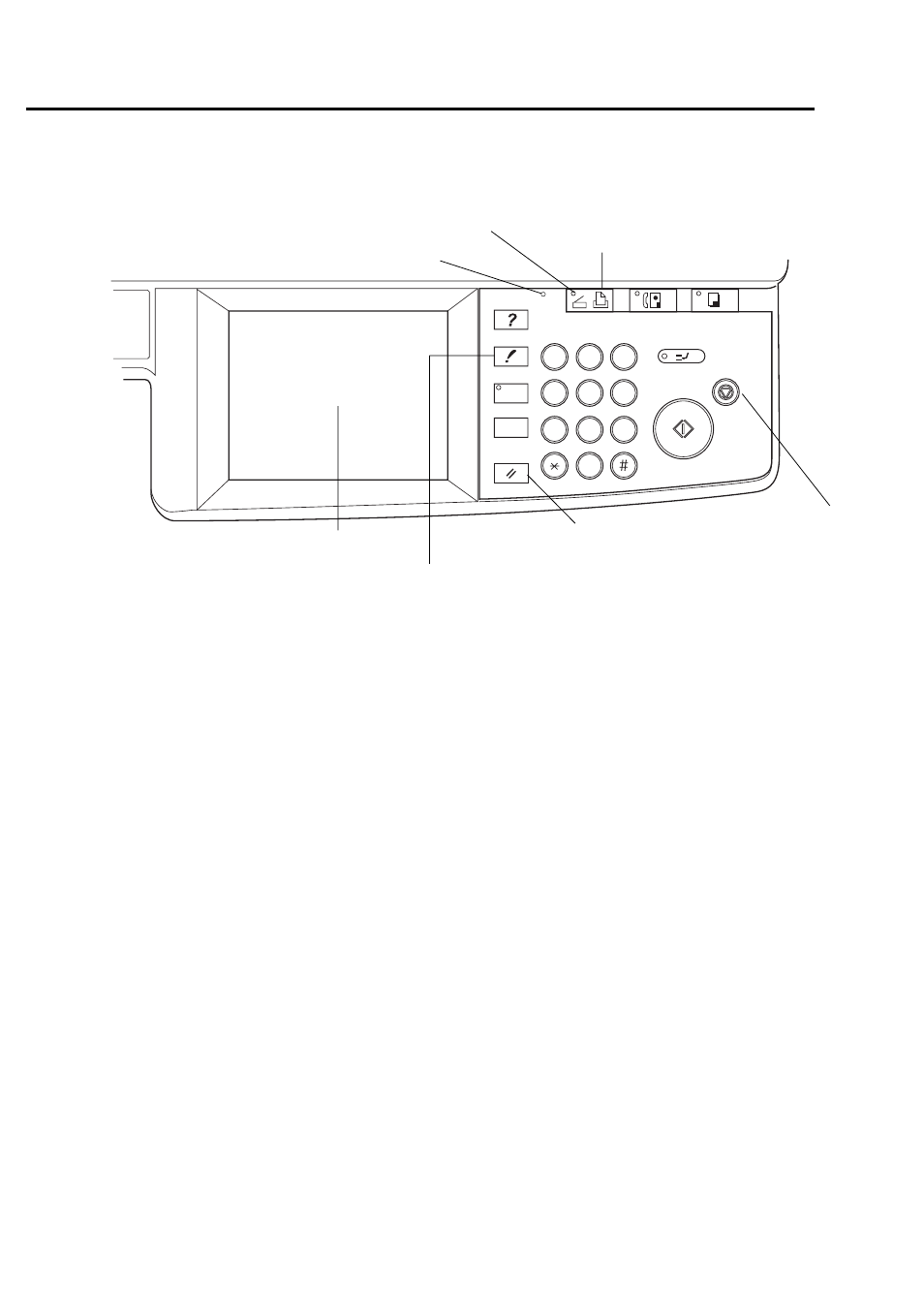About the control panel, The control panel of the copier | Konica Minolta IP-011 User Manual | Page 66 / 102