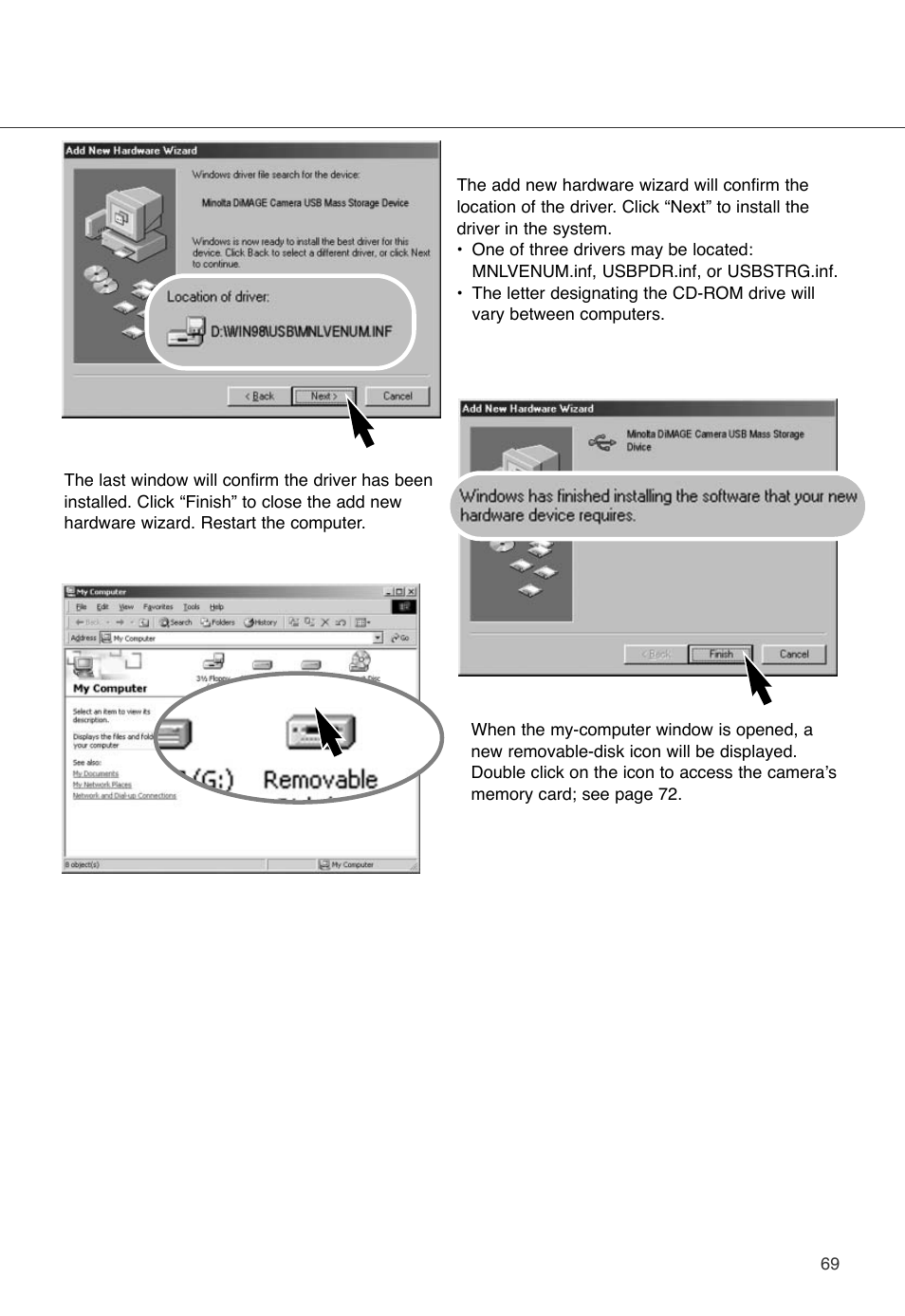 Konica Minolta DiMAGE X User Manual | Page 69 / 88