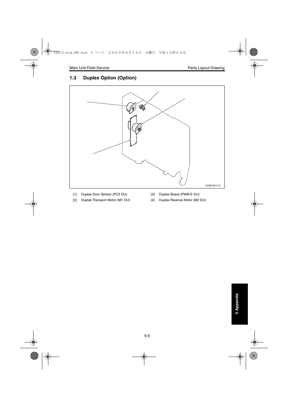 3 duplex option (option), Duplex option (option) -5 | Konica Minolta Magicolor 5440 DL User Manual | Page 242 / 284