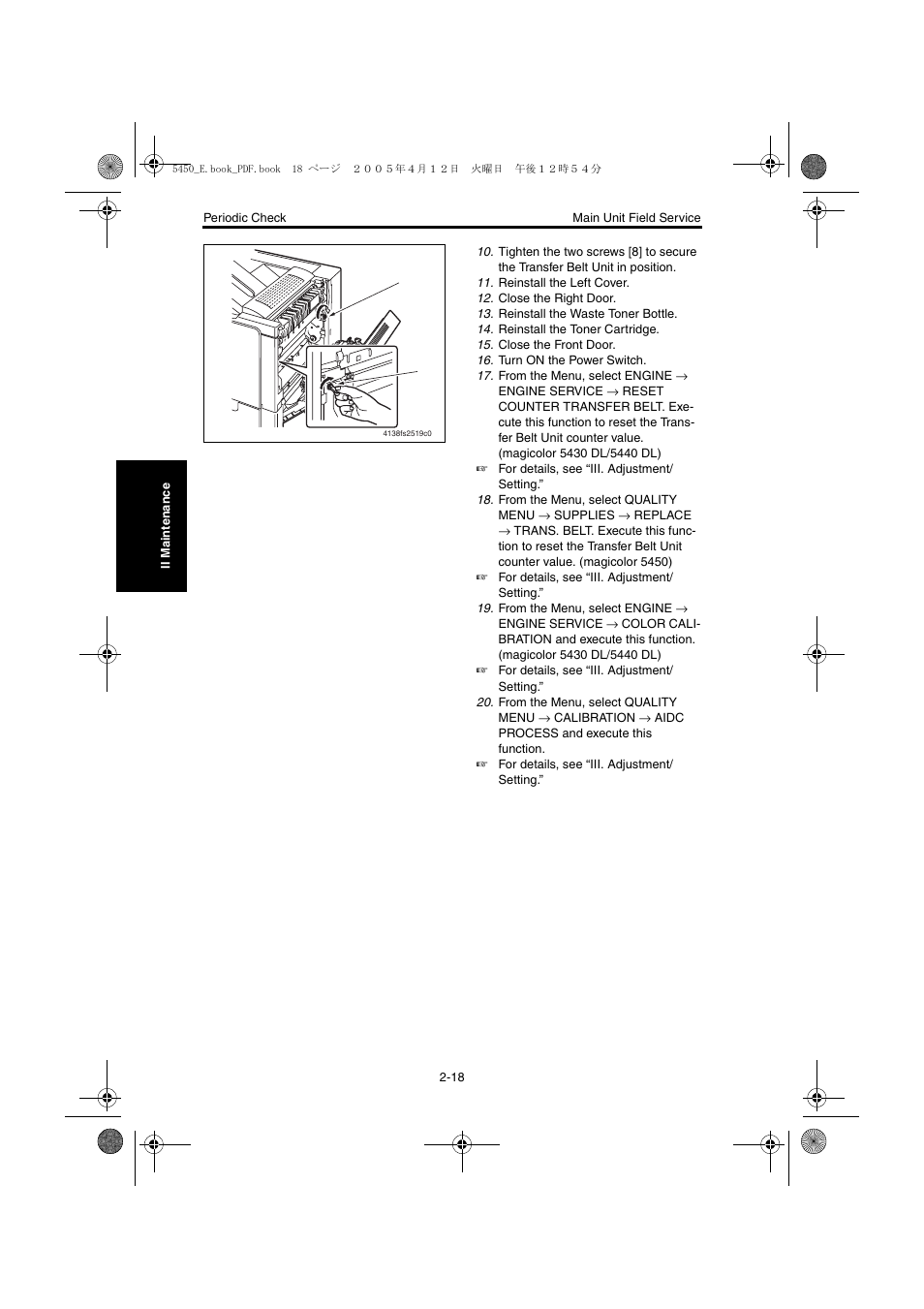 Konica Minolta Magicolor 5440 DL User Manual | Page 55 / 284