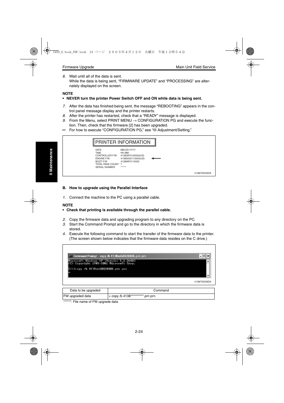 Printer information | Konica Minolta Magicolor 5440 DL User Manual | Page 61 / 284