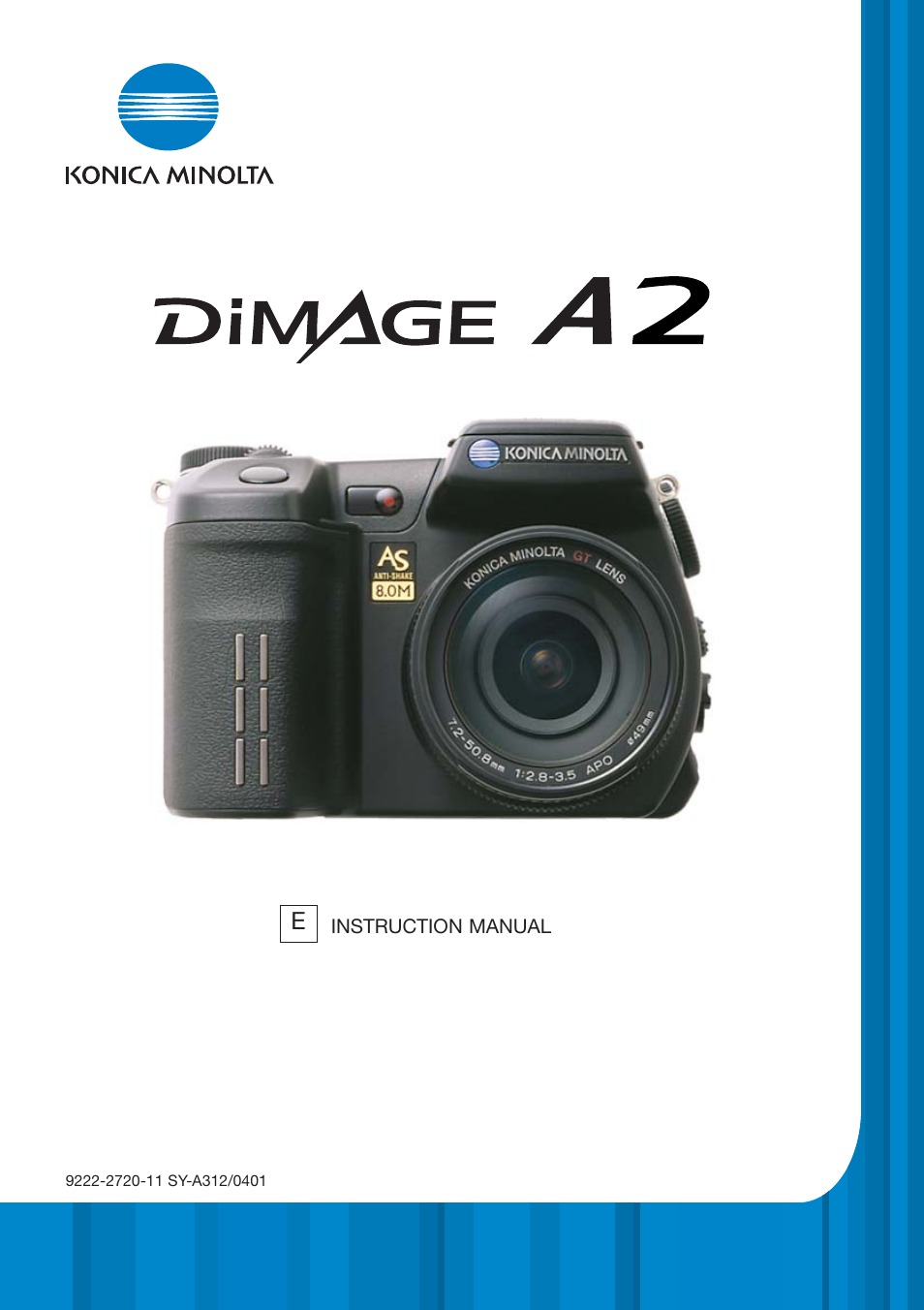 Konica Minolta DiMAGE_A2 User Manual | 180 pages