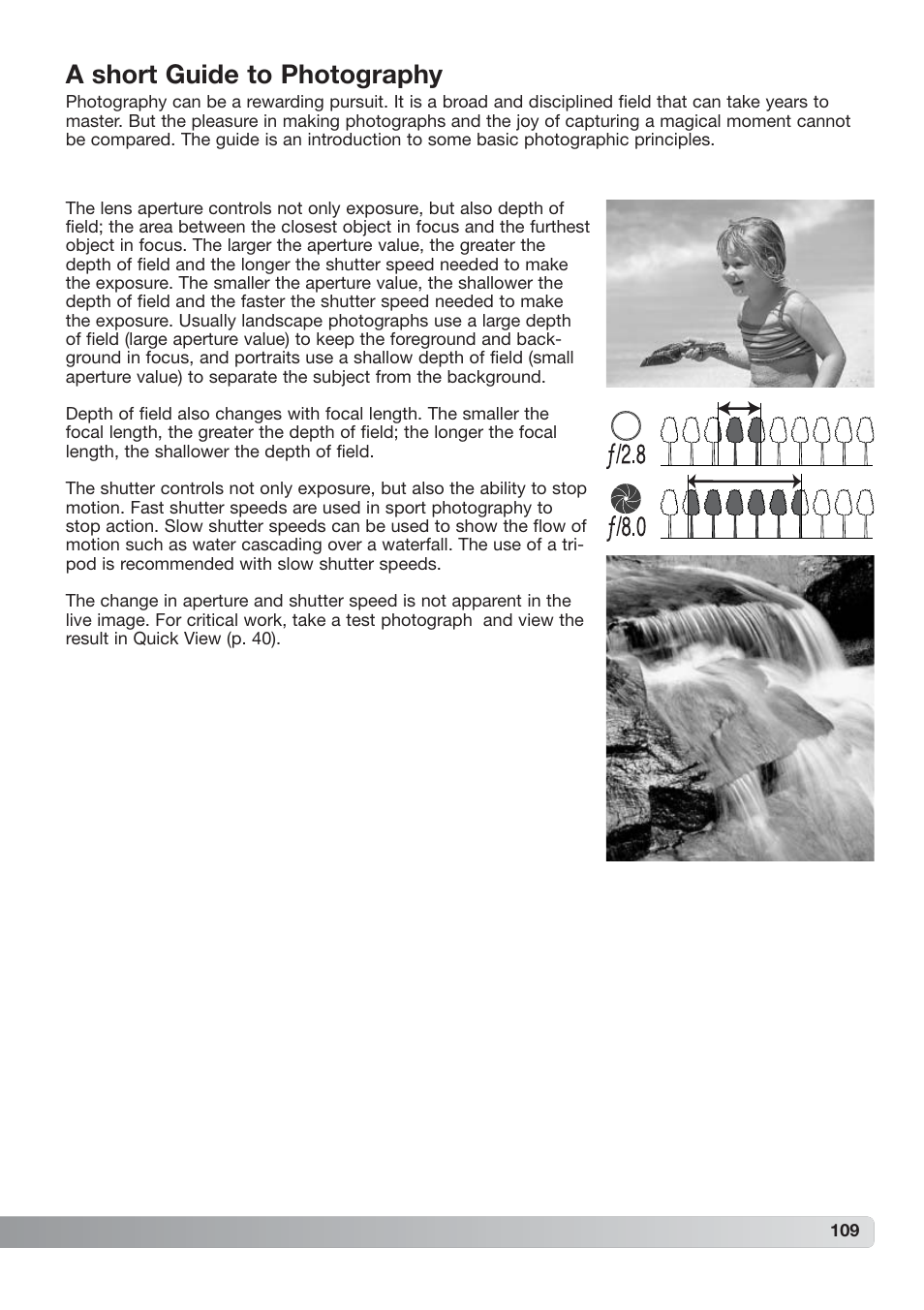 A short guide to photography | Konica Minolta DiMAGE_A2 User Manual | Page 109 / 180