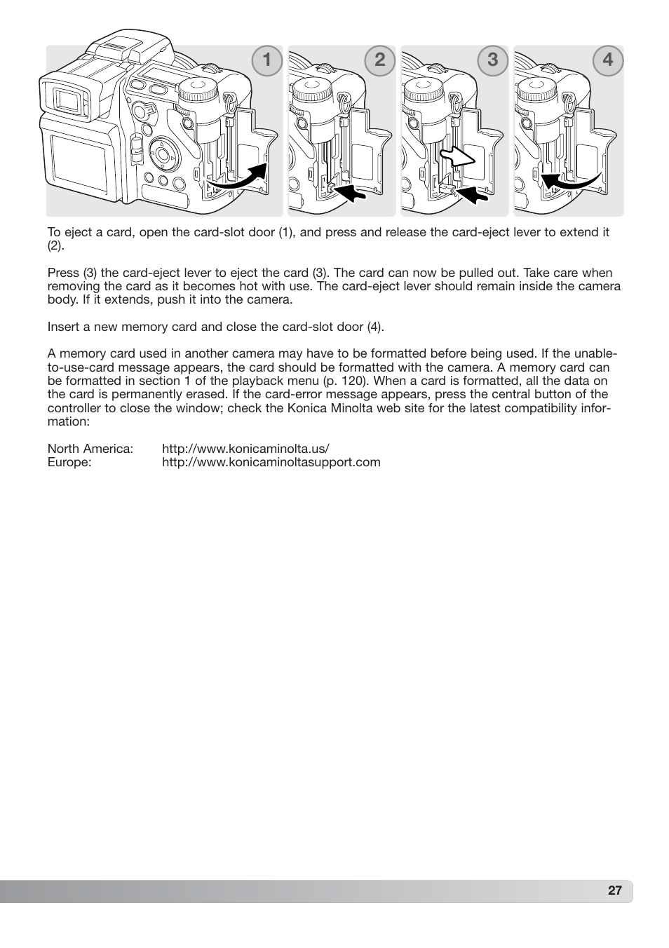Konica Minolta DiMAGE_A2 User Manual | Page 27 / 180