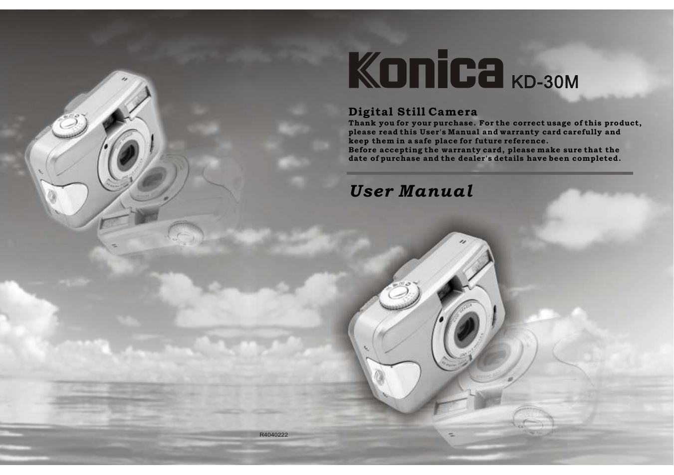 Konica Minolta KD-30M User Manual | 35 pages