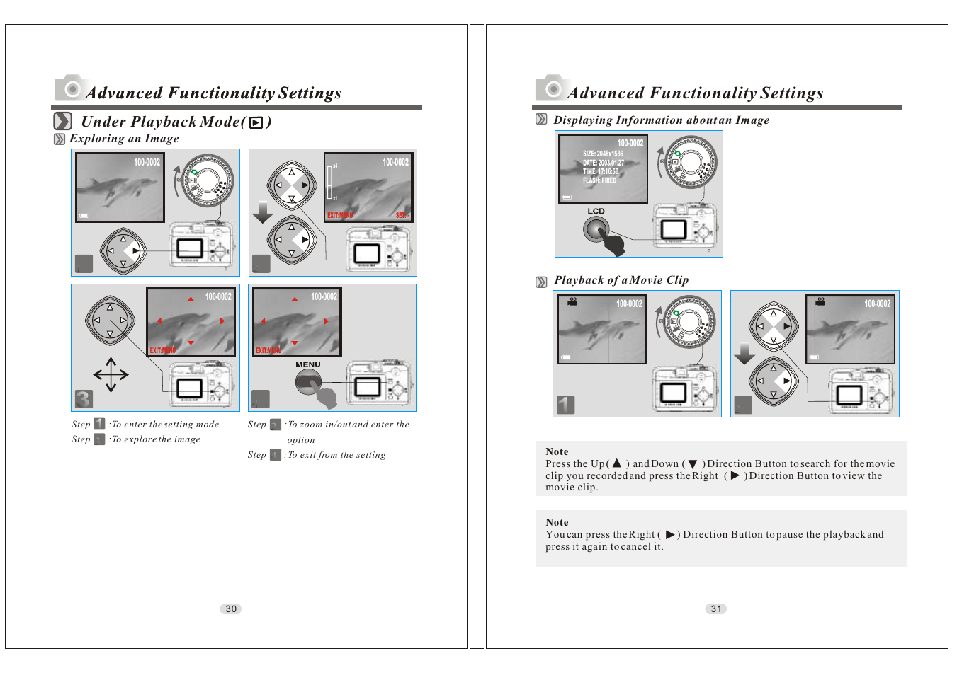 Advanced functionality setting, Advanced functionality settings | Konica Minolta KD-30M User Manual | Page 16 / 35