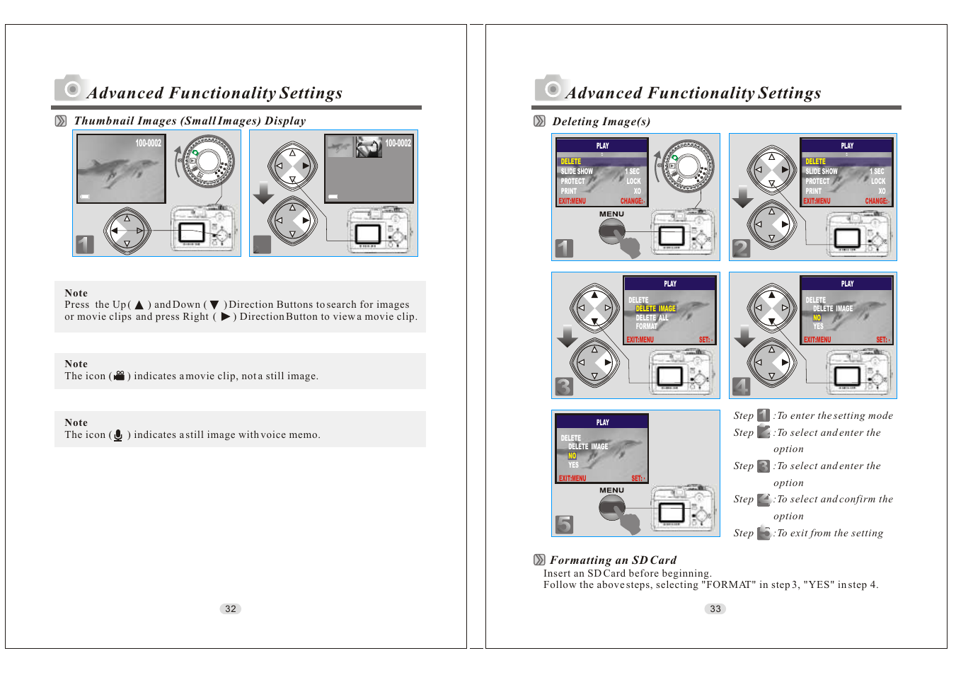 Advanced functionality settings | Konica Minolta KD-30M User Manual | Page 17 / 35