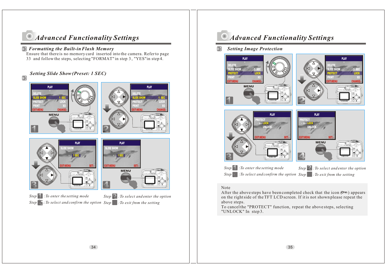 Advanced functionality settings | Konica Minolta KD-30M User Manual | Page 18 / 35