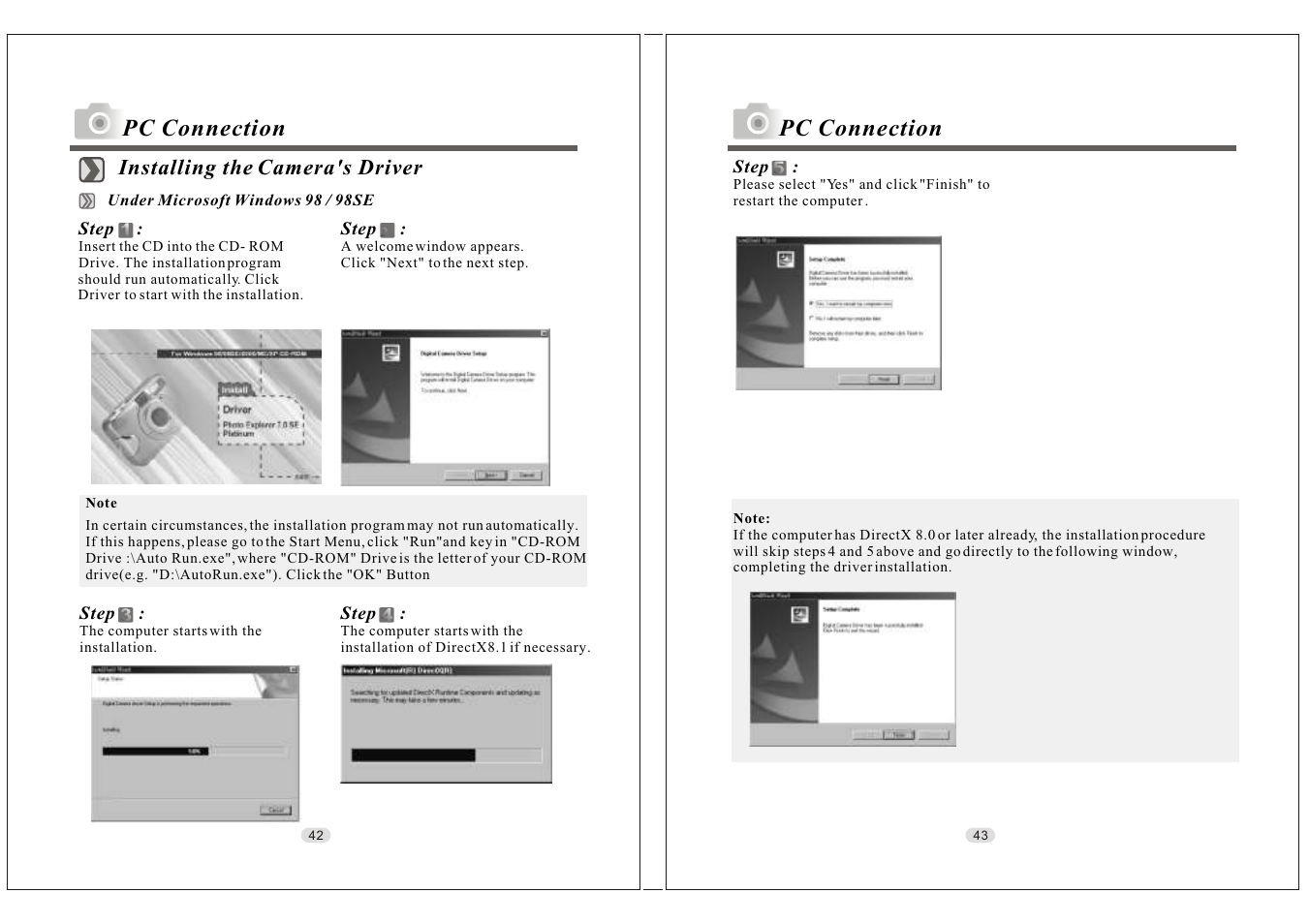 Pc connection | Konica Minolta KD-30M User Manual | Page 22 / 35