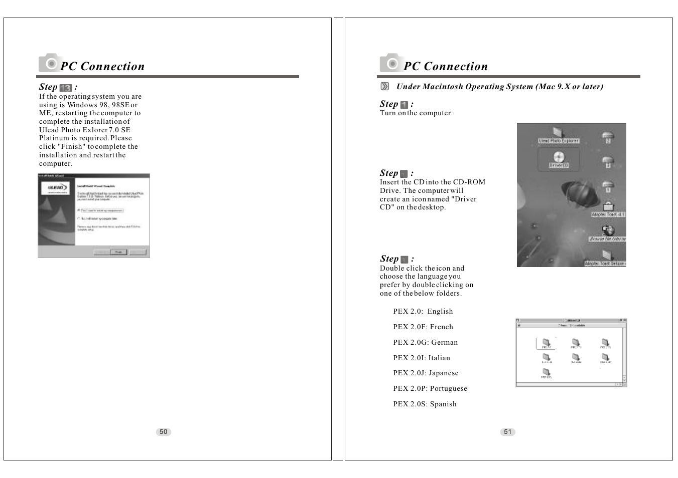 Pc connection | Konica Minolta KD-30M User Manual | Page 26 / 35
