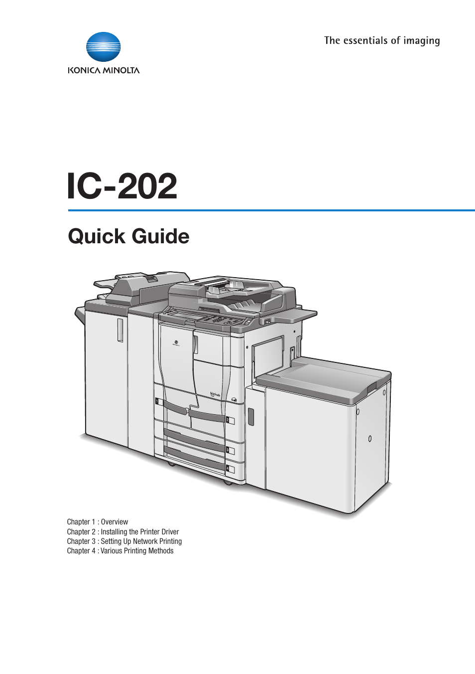 Konica Minolta IC-202 User Manual | 134 pages