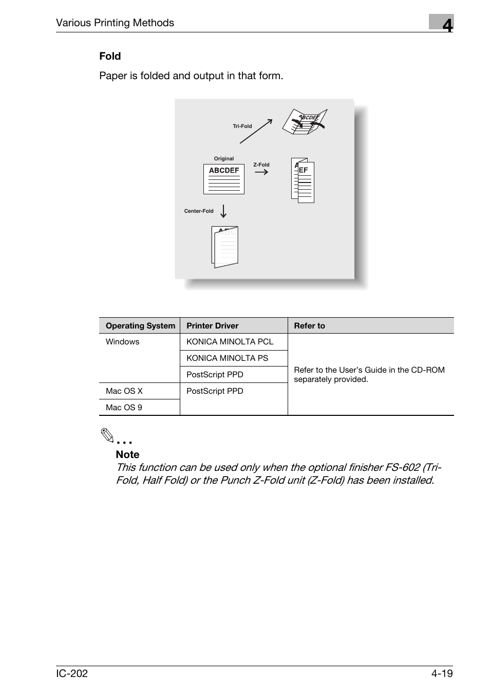 Fold -19 | Konica Minolta IC-202 User Manual | Page 120 / 134