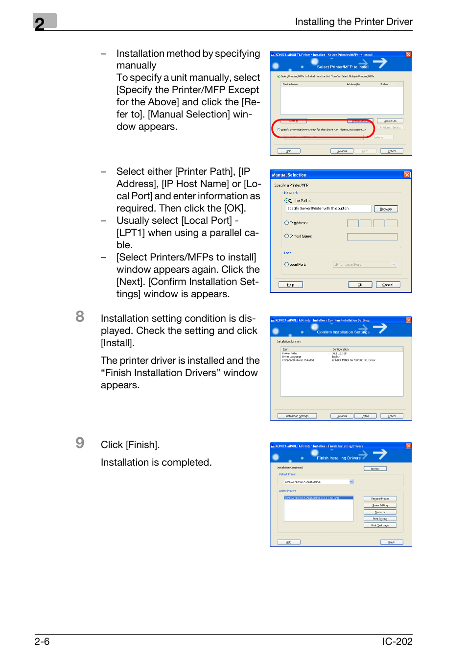 Konica Minolta IC-202 User Manual | Page 35 / 134