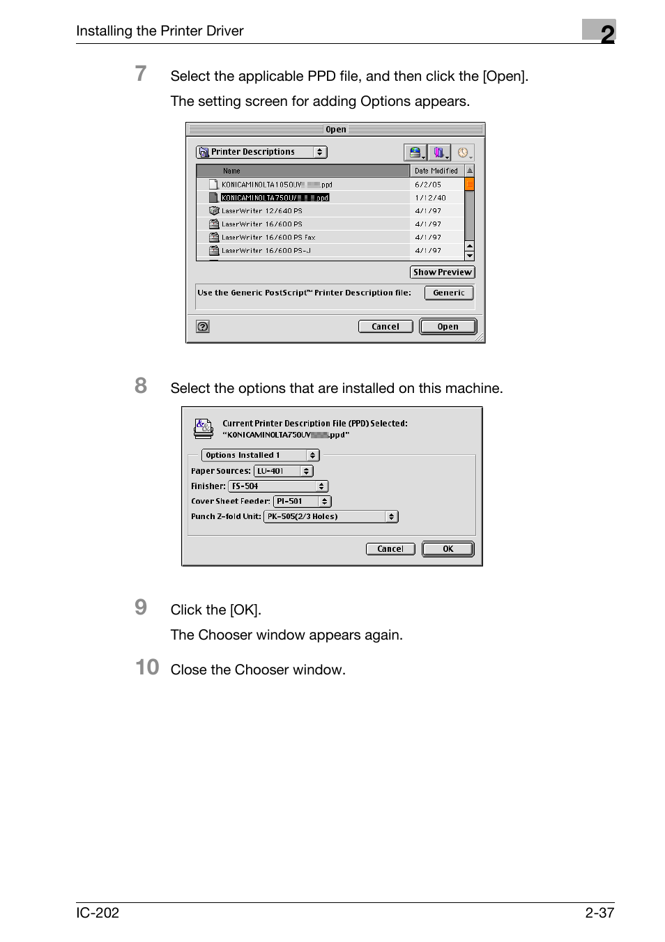 Konica Minolta IC-202 User Manual | Page 66 / 134