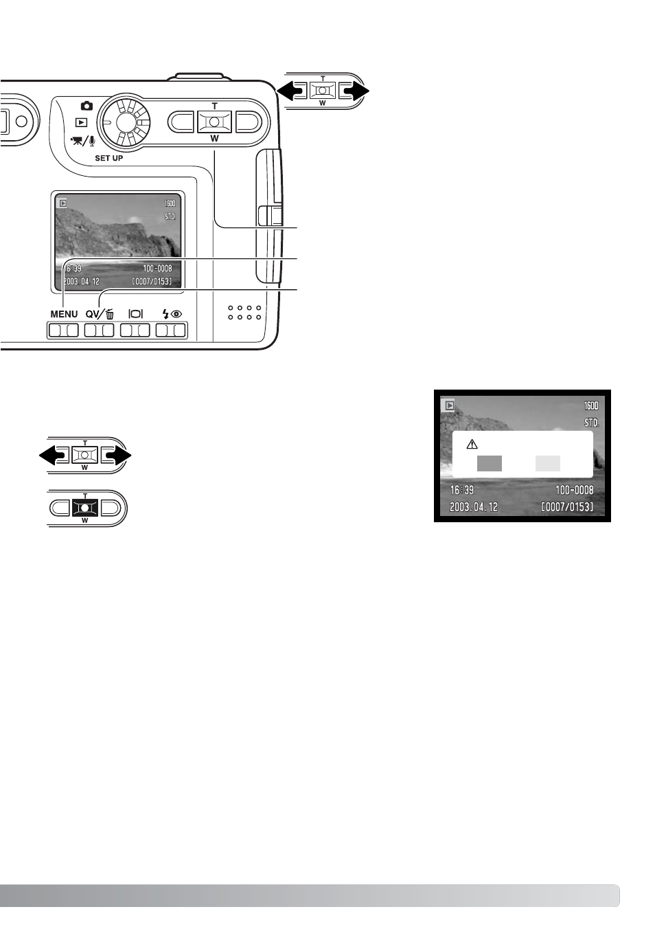 Viewing images deleting single images, Deleting single images, Viewing images | Konica Minolta DiMAGE Xt User Manual | Page 33 / 112