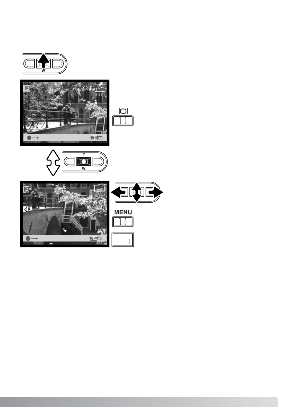 Enlarged playback | Konica Minolta DiMAGE Xt User Manual | Page 35 / 112