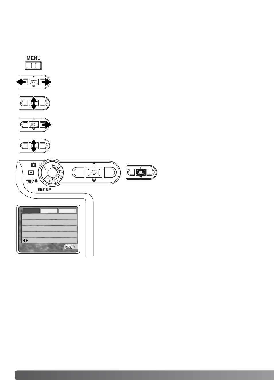 Navigating the recording-mode menu | Konica Minolta DiMAGE Xt User Manual | Page 38 / 112