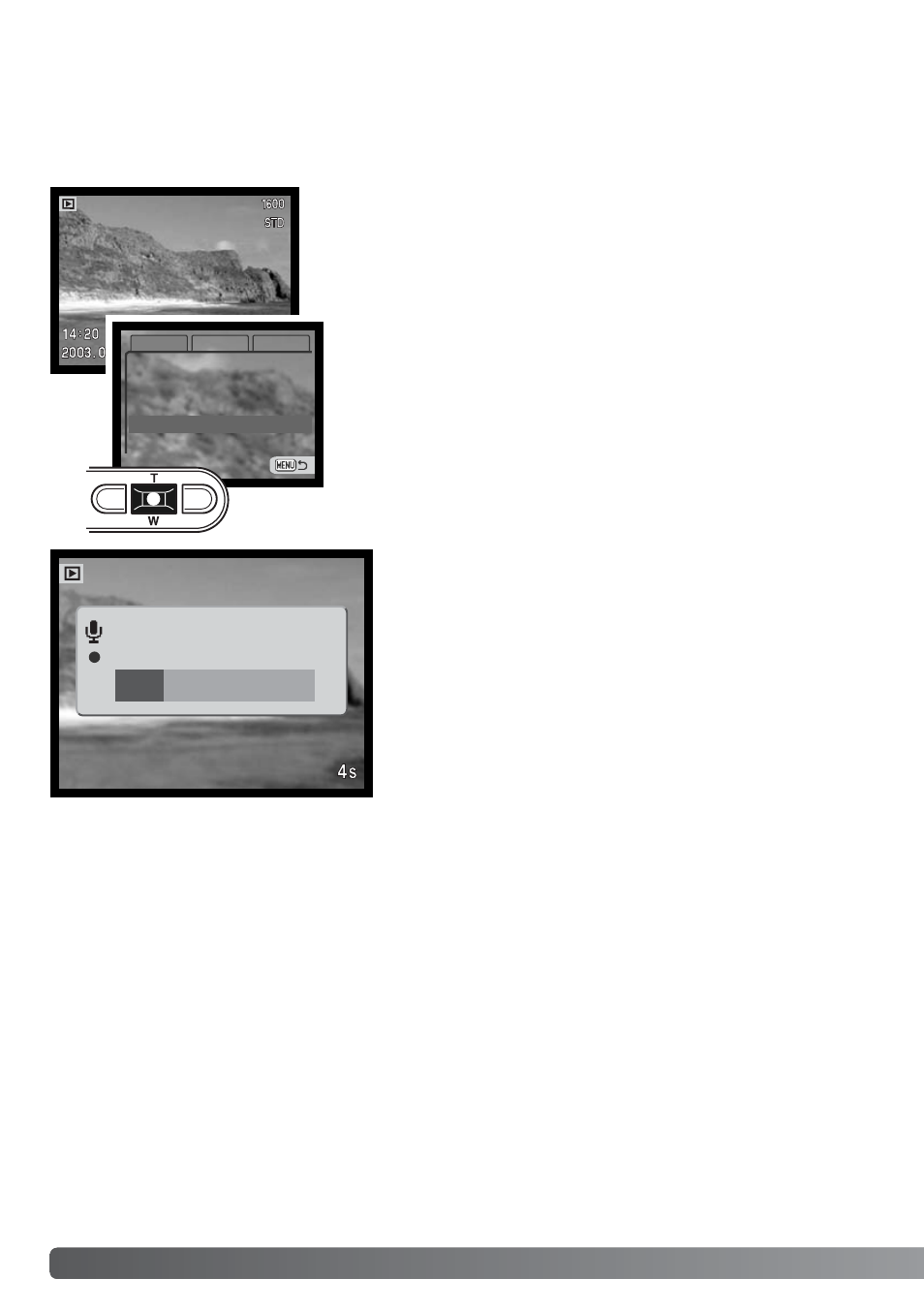 Audio caption | Konica Minolta DiMAGE Xt User Manual | Page 66 / 112