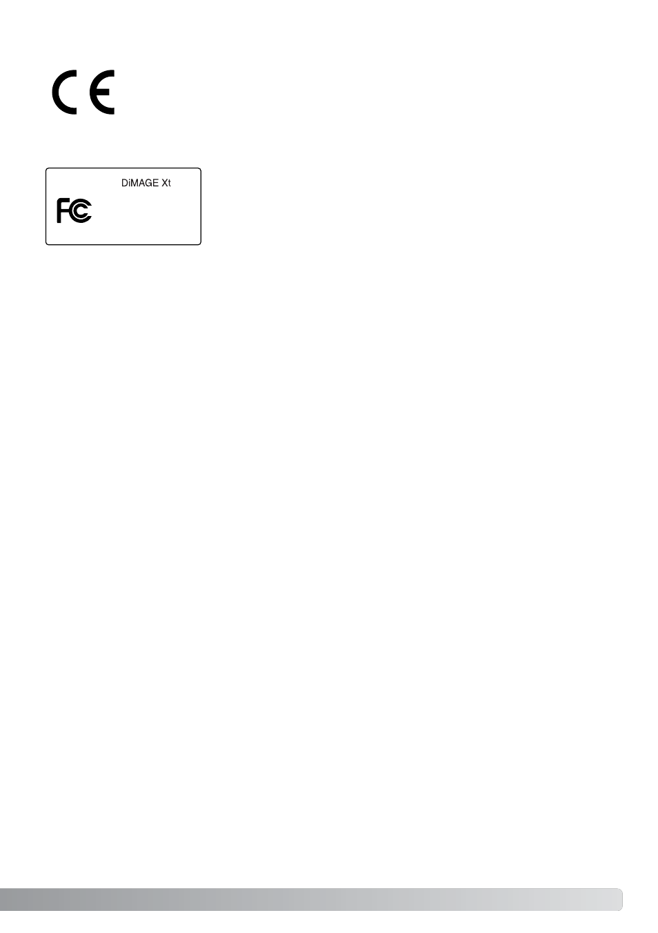 Konica Minolta DiMAGE Xt User Manual | Page 7 / 112